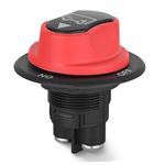 Gebildet 50A Battery Isolator Switch Master Isolator Switch 12V-48V On/Off Switch Waterproof Heavy Duty Marine Boat Car RV ATV UTV Yacht