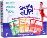 Shuffle Up Gymnastics Games - Family Games with 70+ Fun & Active Fitness Workout Cards for Kids, Gymnastics Equipment for Kids, Gymnastics Gifts for Girls & Boys