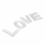 Coffeezone "LOVE" Decorative Ceramic Small Letter Candy Dish Wedding Party Decor (LOVE in 1 Set)