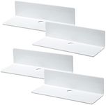 4 Pcs Acrylic Floating Shelves, Sma