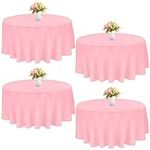 JALANCY 4 Pack Round Tablecloth 90 