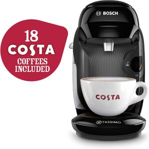 Tassimo Bosch Pod Coffee Machine – Black Single Serve Brewer