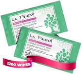 LA Fresh Makeup Remover Wipes with Vitamin E for Waterproof Makeup - Face Cleansing Wipes, Case of 1200ct Facial Wipes - Skin Care Travel Essentials