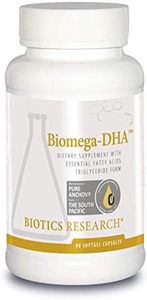 Biotics Research Biomega DHA Fish Oil, 600 mg DHA, Supports Learning and Memory, Fetal Brain Vitamins, 90 Softgel Capsules