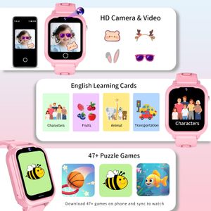 JUBUNRER 4G Kids Smart Watch with GPS, Video Call, SOS – Waterproof