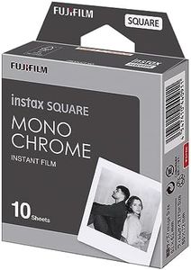 Fujifilm Instax Monochrome Film, A Tinta Unita, Square 10 Shot