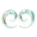 Oyaface Glass Ear Tapers Plugs 2G-16mm Handmade Hanger Gauges Piercing Jewelry Set, Glass