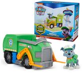 PAW Patrol, Rocky’s Recycle Truck, Toy Truck with Collectible Action Figure, Sustainably Minded Kids Toys for Boys & Girls Ages 3 and Up