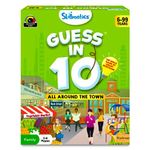 Skillmatics Card Game - Guess in 10 All Around The Town, Perfect for Boys, Girls, Kids, and Families Who Love Board Games, Travel Friendly, Gifts for Ages 6, 7, 8, 9