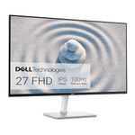 Dell S2725H Monitor - 27-inch Full HD (1920x1080) 8Ms 100Hz Display, Integrated 2 x 5W Speakers, 2 x HDMI, 16.7 Million Colors, Tilt Adjustability - Silver