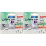 DenTek Temparin Max Home Dental Repair Kit for repairing lost fillings and loose caps, crowns or inlays - 12+/ 13+ Repairs(package may vary) (Pack of 2)