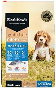 Black Hawk Puppy All Breed Grain Free Ocean Fish Dry Dog Food 2.5Kg