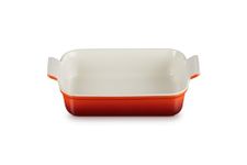 Le Creuset- LC Deep Recangulart Dish 32 Cm- Cherry Red