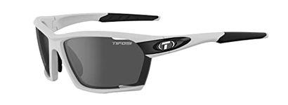 Tifosi Kilo Interchangeable Lens Sunglasses, White/Black/Smoke/AC, One Size