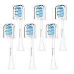 Senyum Toothbrush Replacement Heads, Compatible with Philips All Snap On Electric Toothbrush Handles, Replacement Brush Heads for Adults, 6 Pack