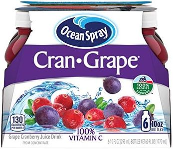 Ocean Spray Juice Drink, Cran-Grape, 10 Ounce Bottle (Pack of 6)