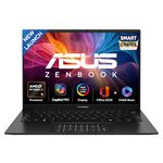 ASUS Zenbook 14, Smartchoice,AMD Ryzen AI 5 340, AI PC(AMD Radeon Graphics/16GB RAM/512GB SSD/3K OLED/14/120Hz/Windows 11/M365 Basic (1Year)*/Office Home 2024/Jade Black/1.2 Kg) UM3406KA-PP240WS
