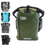 Waterproof Heavy Duty Backpack And Dry Backpack (Green, 40L)