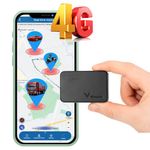 Winnes Mini GPS Tracker No Setup Required, Small Magnetic Car Tracker Applicable to UK & Global Real-time GPS Tracking with Phone APP for Vehicle Package Kids Elderly