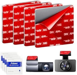 3M VHB Heat Resistant Double-Sided Adhesive PadsTape, 6 PCS Square 2.8“ Double Sided Heavy Duty, Waterproof Sticky Pads for Car, Home Decor & Outdoor Use