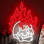 Skull Neon Signs for Bedroom Dimmab