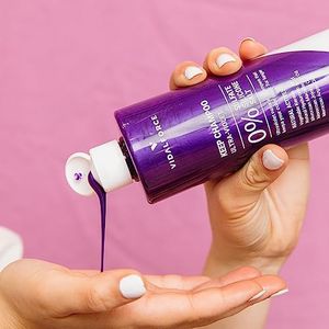 KEEP Champu violeta Natural Sin Sulfatos I Sin Siliconas I Sin Sal I Sin PPG o PEG I Sin Petroquímicos I Champu Azul Matizador Rubio, Pelo Blanco, Gris, Rubio Teñido y con Mechas. Tamaño XXL 400 ml