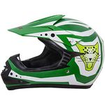 Zorax Green/White L (53-54cm) KIDS MOTOCROSS HELMET Children Quad Dirt Bike Crash Motorbike ATV Helmet ECE 2205 Approved