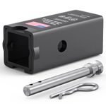 AutoBeeDen Trailer Hitch Receiver Extender Adapter Reducer Sleeve Set, 3 to 2-1/2 or 2 Inch, 2-1/2 to 2 Inch, 3" 2.5" 2" Receiver Hitches Towing Accessories, with Pin and Clip