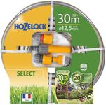 Hozelock 100-100-752 Select Hose 12.5mm x 30m Starter Set Garden, Grey