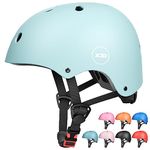 XJD Kids Helmet Toddlers Bike Helmet Age 3-13 Years Adjustable Skateboard Helmet for Cycle BMX Scooter Roller Skating for Children Boys/Girls (Light Blue, Small)