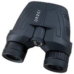 OMZER 12x25 Compact Folding Binoculars With BAK4 Prism Clear Vision for Bird Watching Hiking Traveling, High Powered Binocular Waterproof Perfect For Adults Kids Hunting Camping With Dust Cover