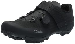 Fizik Vento Ferox Carbon Clip-in Cycling Shoes, Black, Size 42.5 EU