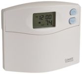 Supco 43154 Programmable Wall Thermostat with Blue Night Light, 45 to 95 Degree F, 20-30 VAC