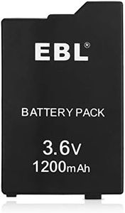 EBL 3.6V Lithium Ion Rechargeable Battery Pack 1200mAh（Real Capacity） Replacement Battery Compatible with Sony PSP 2000/3000 PSP-S110 Console