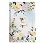 LAURET BLANC Daily Planner Diary and Organizer, Gratitude and Affirmation Journal with Weekly and Monthly Review- A5 Size, Plan for 6 Months, Hardcover