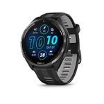 Garmin Forerunner® 965 Running Smartwatch, Colorful AMOLED Display, Training Metrics and Recovery Insights, Black and Powder Gray