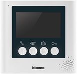Bticino 332253 4.3 Inch Video Intercom Display 2 Cables Pearl White