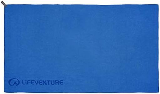 Lifeventure MicroFibre Travel Towel — Compact, Lightweight Quick-Dry Sports & Beach Towel, Sand-Free Design, Extra Large, Blue