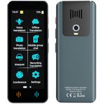 EFOTIML Language Translator Device,Instant Translator,Two Way Real-Time Language traductor,Supports 136 Languages,Supports Voice/Text/Offline/Photo Translation,for Travel, Learning and Business(Grey)