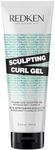 REDKEN Sculpting Curl Gel, High-Hold Hair Gel, For Curly and Coily Hair, Anti-Frizz and Lasting Control, With Squalane and Jojoba Oil, Defined and Hydrated Hair, Hybrid Curl Stylers, 250 ml