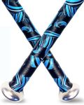 ALIEN PROS Bat Grip Tape for Baseball 0.5 MM (2 Pack, Blue Waves) – Precut and Pro Quality Bat Tape – Wrap Your Bat for an Epic Home Run - Replacement for Old Baseball bat Grip