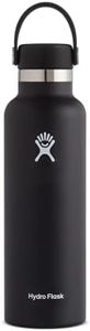 Hydro Flask Standard Mouth Bottle with Flex Cap 21 oz Black