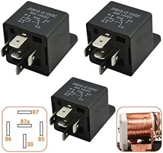 3 Packs 00432101 5-Pin 12V 40A Multi-Purpose Relay Heavy Duty Relay by MQparts - Replaces 109748 430-300 00432100 109748X - Compatible with Car, Boat, and Ariens EZR1440 EZR1540 EZR1640