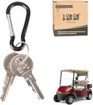 10L0L Golf Cart Keys, EZGO Golf Cart Key Replacement 2 PCS for EZGO 1982-up Gas and Electric Golf Cart 17063-G1 17063G1