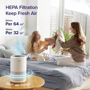 LEVOIT Smart HEPA Air Purifier – WiFi Enabled, Home Allergen Filter