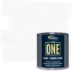THE ONE All-In-One Paint & Primer - Off White Matt, 250 ml | Multi-Surface 1 Coat Formula | Easy Indoor & Outdoor Decorating for Home & Garden Walls, Floors & Furniture | Water-Based & Low VOC