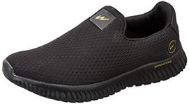 Campus Men's OXYFIT (N) Walking Shoes BLK/Gold - 8UK/India