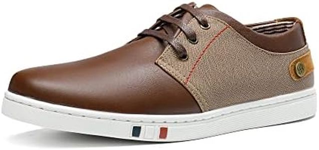 Bruno Marc Men's NY-03 Brown Fashion Oxfords Sneakers Business Classic Casual Dress Shoes Size 10.5 M US