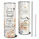 Best Friend Tumbler with Straw and 