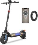 iScooter Electric Scooters Adult, iX3/iX4 Fast Electric Scooter 10" Off-road Tires with 4 Shock Absorbers Foldable E Scooter, 40-45km Range,3 Speed Modes,LCD Display,Dual Braking System